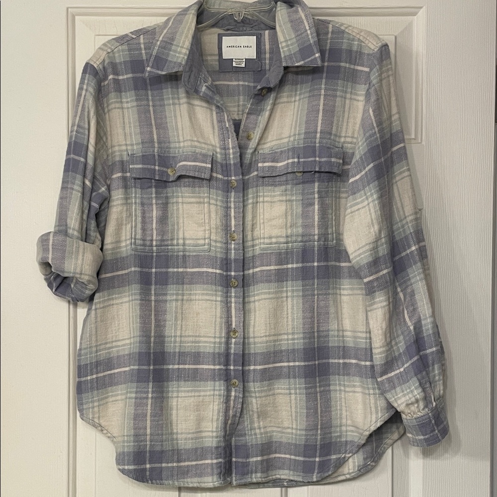 American Eagle Outfitters Oversized Flannel Shirt